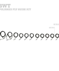 CRB LZR Single Foot Fly Rod Guide Set Kits Components