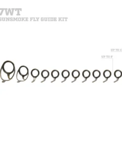 CRB LZR Single Foot Fly Rod Guide Set Kits Components