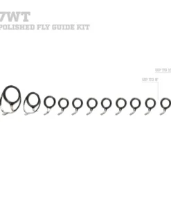CRB LZR Single Foot Fly Rod Guide Set Kits Components