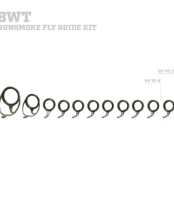 CRB LZR Single Foot Fly Rod Guide Set Kits Components