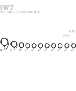 CRB LZR Single Foot Fly Rod Guide Set Kits Components