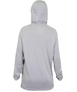 AFTCO Men's Barracuda Geo Cool™ Hooded LS Performance T-Shirt