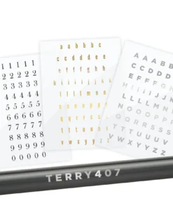 CRB All-in-One Number & Alphabet Rod Decal Kit - Peel & Stick Letters Supplies