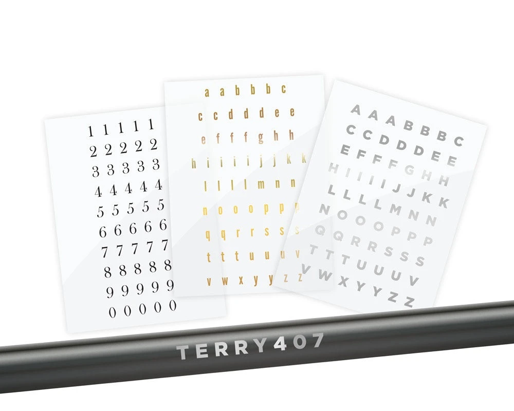 CRB All-in-One Number & Alphabet Rod Decal Kit - Peel & Stick Letters Supplies 3 CRB All-in-One Number & Alphabet Rod Decal Kit - Peel & Stick Letters Supplies