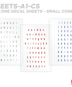 CRB All-in-One Number & Alphabet Rod Decal Kit - Peel & Stick Letters Supplies 27 CRB All-in-One Number & Alphabet Rod Decal Kit - Peel & Stick Letters Supplies