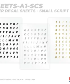 CRB All-in-One Number & Alphabet Rod Decal Kit - Peel & Stick Letters Supplies 30 CRB All-in-One Number & Alphabet Rod Decal Kit - Peel & Stick Letters Supplies