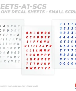 CRB All-in-One Number & Alphabet Rod Decal Kit - Peel & Stick Letters Supplies 31 CRB All-in-One Number & Alphabet Rod Decal Kit - Peel & Stick Letters Supplies