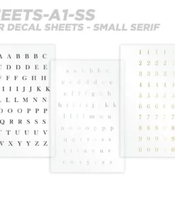 CRB All-in-One Number & Alphabet Rod Decal Kit - Peel & Stick Letters Supplies 34 CRB All-in-One Number & Alphabet Rod Decal Kit - Peel & Stick Letters Supplies