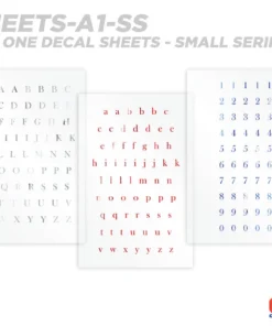 CRB All-in-One Number & Alphabet Rod Decal Kit - Peel & Stick Letters Supplies 35 CRB All-in-One Number & Alphabet Rod Decal Kit - Peel & Stick Letters Supplies