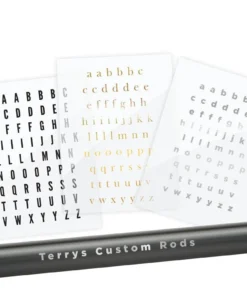 CRB Alphabet Rod Decals - Peel & Stick Letters