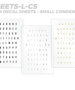 CRB Alphabet Rod Decals - Peel & Stick Letters