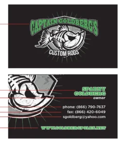 Mud Hole Gear Custom Business Cards: Green Bones