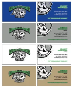 Mud Hole Gear Custom Business Cards: Green Bones 7 Mud Hole Gear Custom Business Cards: Green Bones