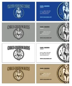 Mud Hole Gear Custom Business Cards: Pinup Girl 7 Mud Hole Gear Custom Business Cards: Pinup Girl