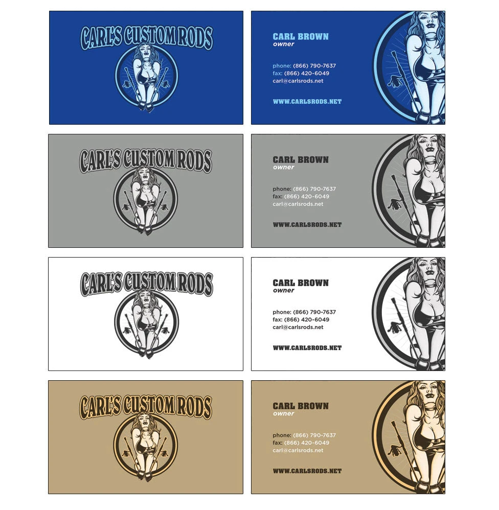 Mud Hole Gear Custom Business Cards: Pinup Girl 5 Mud Hole Gear Custom Business Cards: Pinup Girl