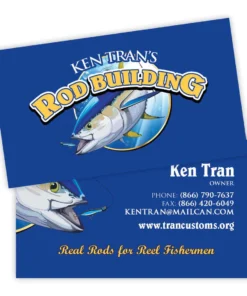 Mud Hole Gear Custom Business Cards: Chasing Tuna