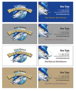 Mud Hole Gear Custom Business Cards: Chasing Tuna