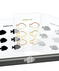 CRB Bluegill Silhouette Rod Decals - Peel & Stick