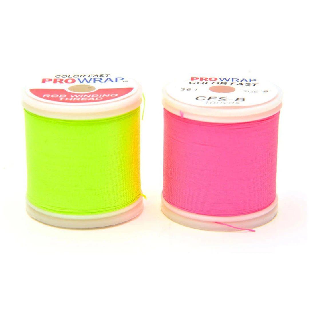ProWrap ColorFast Rod Winding Thread - Size B (100 Yds) 3 ProWrap ColorFast Rod Winding Thread - Size B (100 Yds)