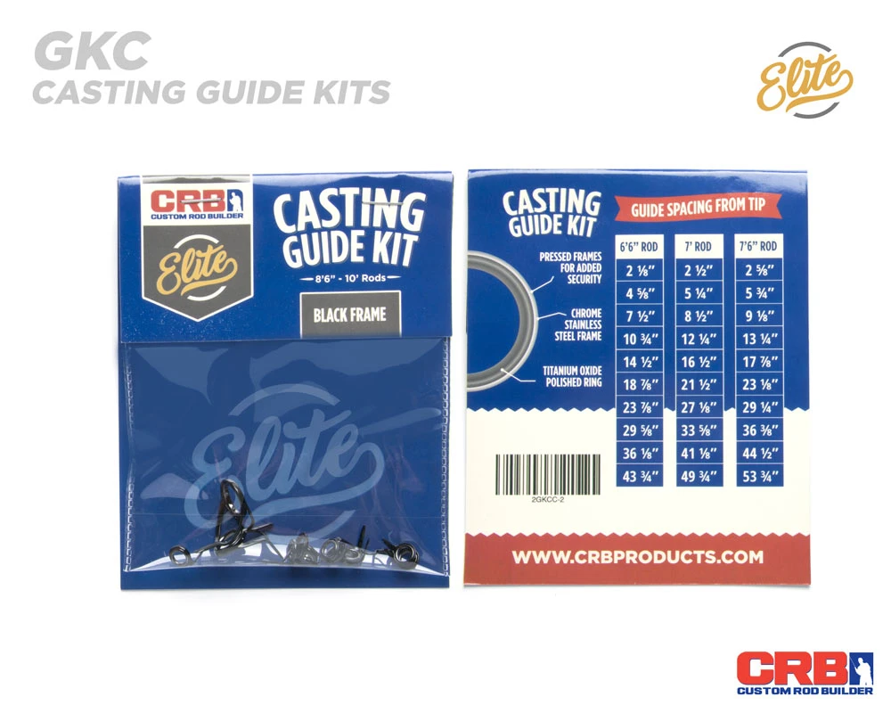 Components CRB Casting Rod Guide Kits 5 Components CRB Casting Rod Guide Kits