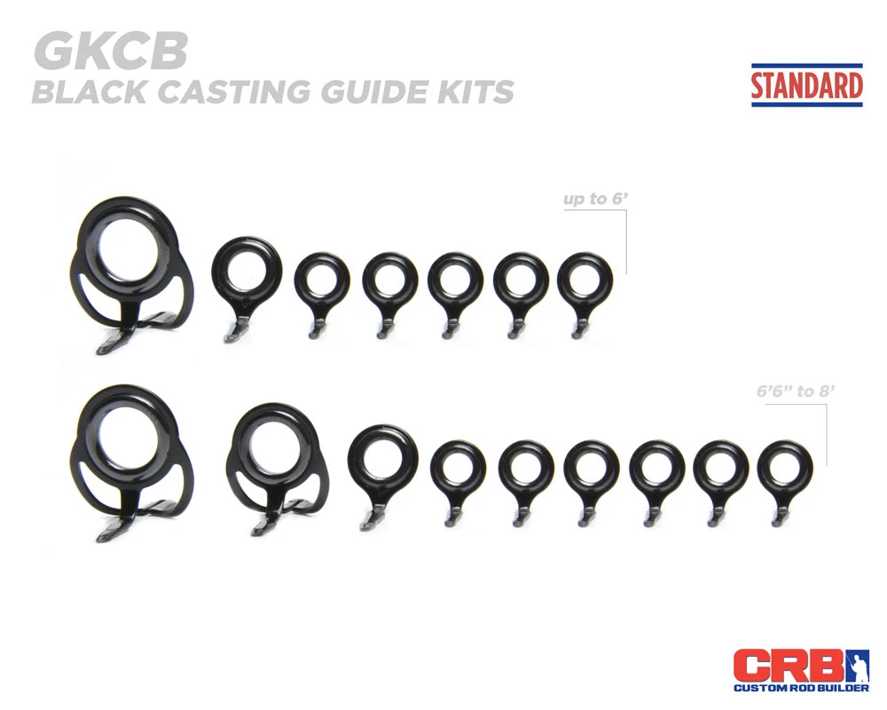 Components CRB Casting Rod Guide Kits 10 Components CRB Casting Rod Guide Kits