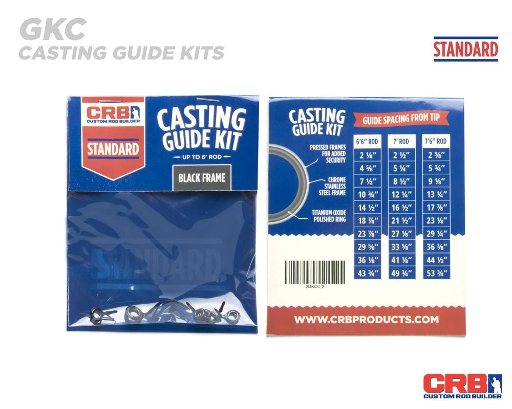 Components CRB Casting Rod Guide Kits 11 Components CRB Casting Rod Guide Kits