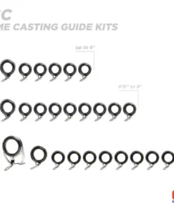 Components CRB Casting Rod Guide Kits 15 Components CRB Casting Rod Guide Kits
