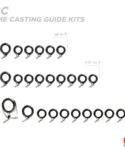 Components CRB Casting Rod Guide Kits 17 Components CRB Casting Rod Guide Kits