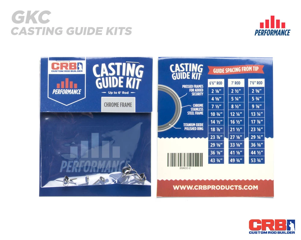 Components CRB Casting Rod Guide Kits 9 Components CRB Casting Rod Guide Kits