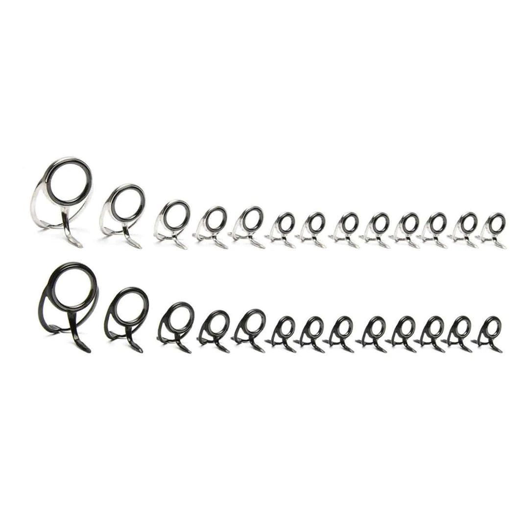 CRB Medium Duty Casting Rod Guide Kits Components 3 CRB Medium Duty Casting Rod Guide Kits Components