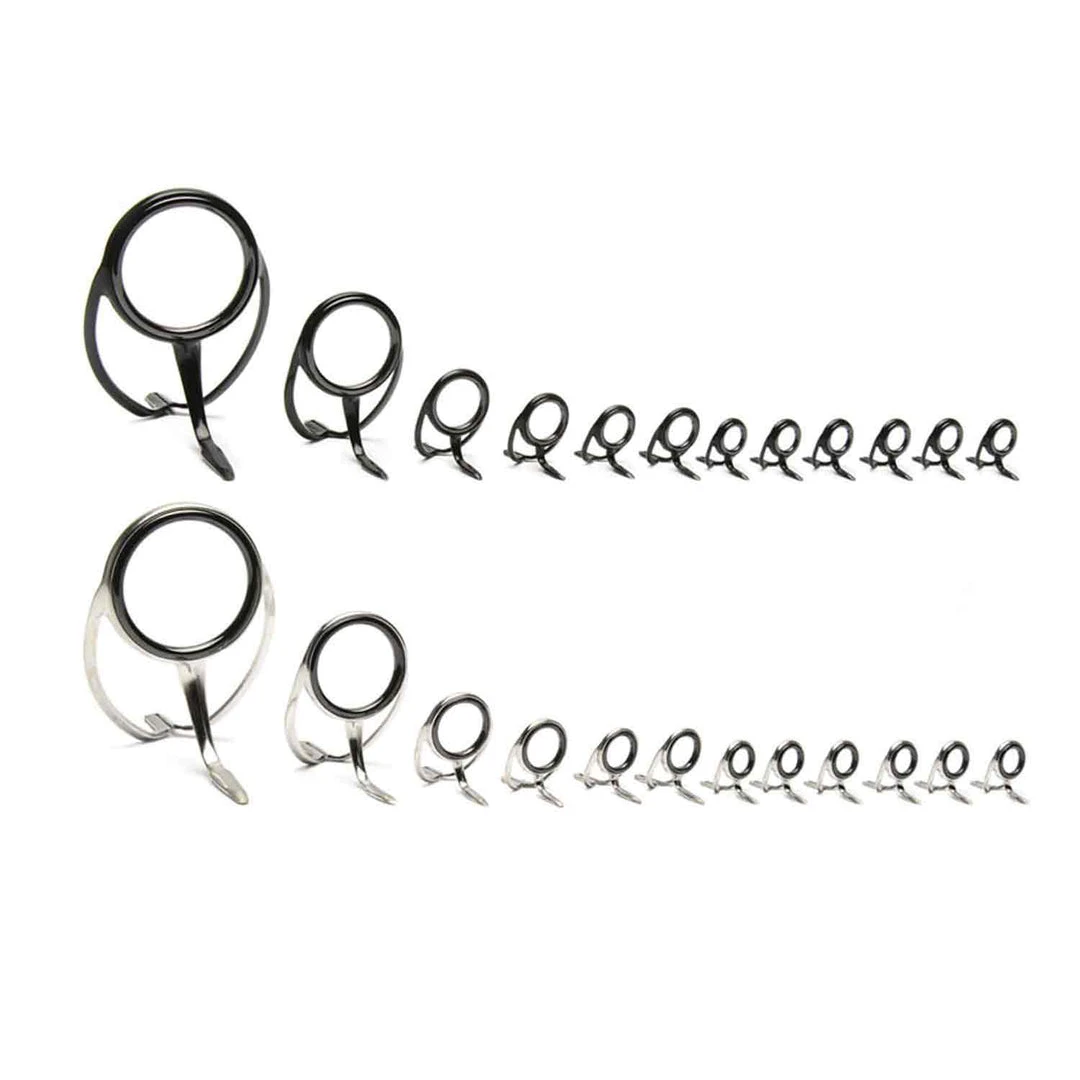 CRB Medium Duty Spinning Rod Guide Kits Components 3 CRB Medium Duty Spinning Rod Guide Kits Components