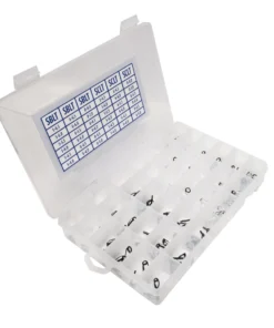 Components CRB Tip-Top Assortment Set - Black & Chrome Combo