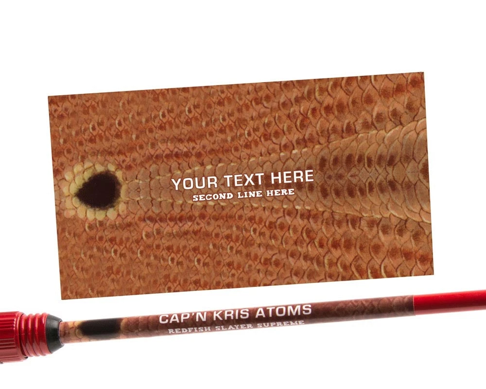 CRB Supplies Custom Rod Skinz - Redfish 3 CRB Supplies Custom Rod Skinz - Redfish
