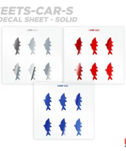 CRB Carp Silhouette Rod Decals - Peel & Stick