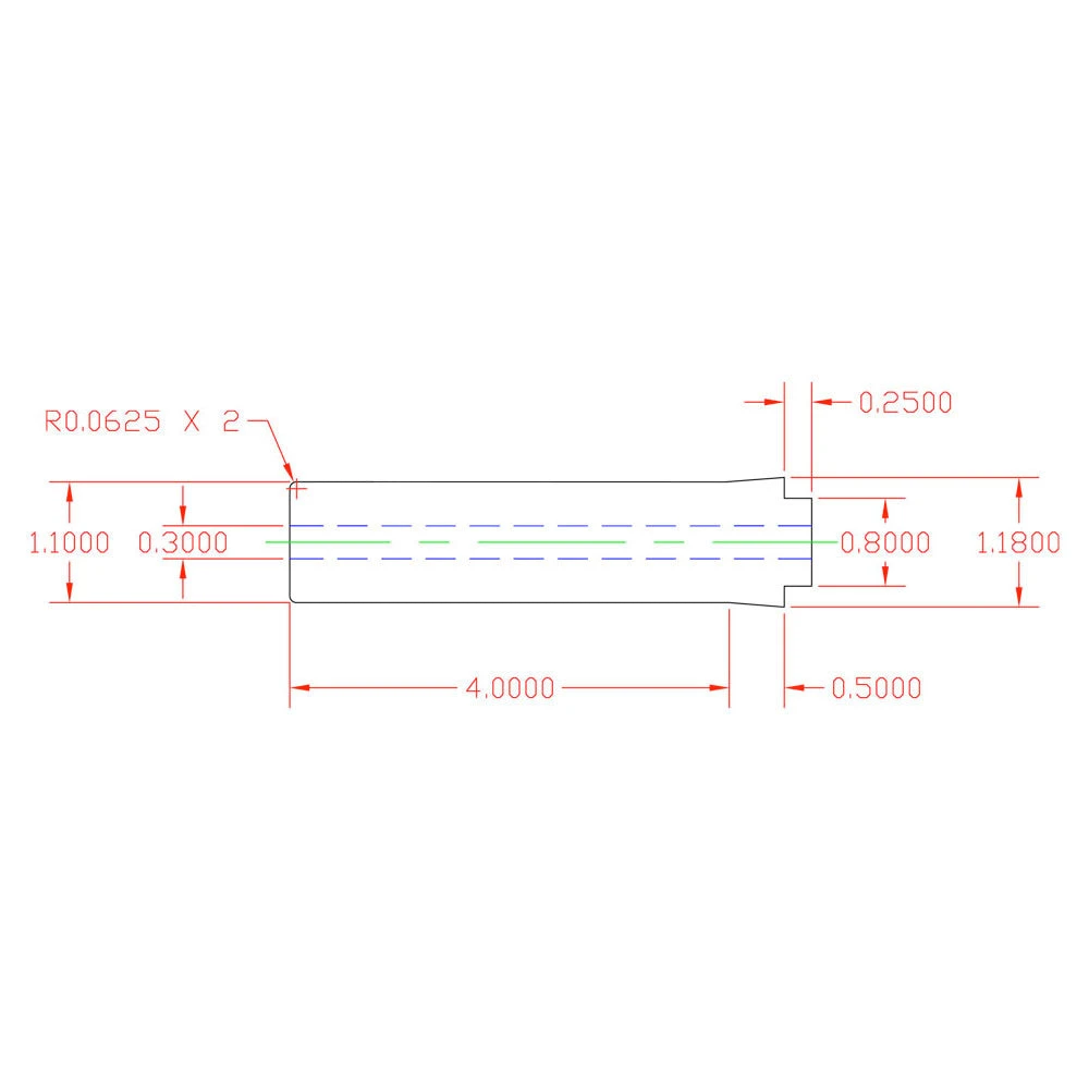 CRB Center Pin Cork Rear Grip, 5" Super Grade Components 4 CRB Center Pin Cork Rear Grip, 5" Super Grade Components