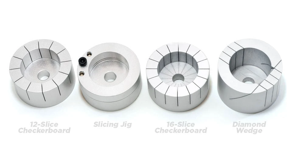 CRB Cork Ring Slicing Jigs - Individual Grip Making 4 CRB Cork Ring Slicing Jigs - Individual Grip Making