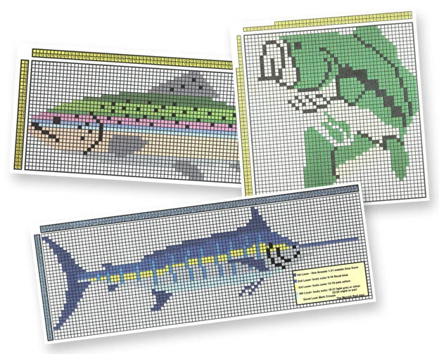 Crouse Custom Thread Art Weaving Pattern Guides 3 Crouse Custom Thread Art Weaving Pattern Guides