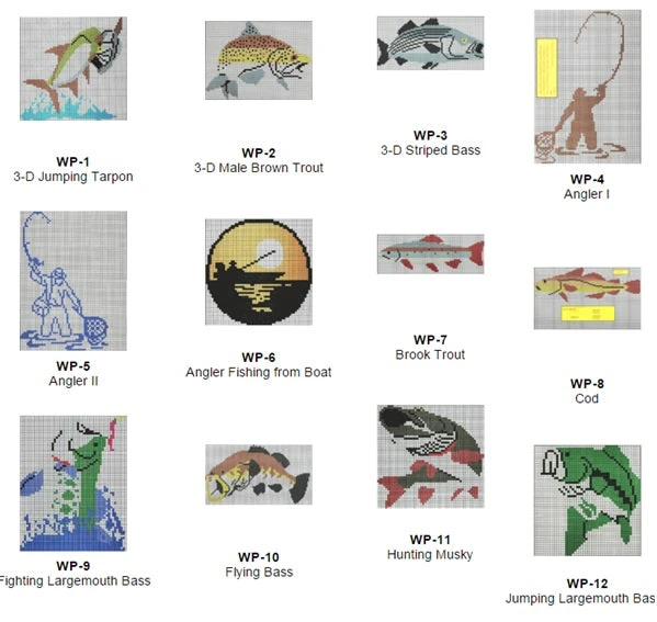 Crouse Custom Thread Art Weaving Pattern Guides 4 Crouse Custom Thread Art Weaving Pattern Guides