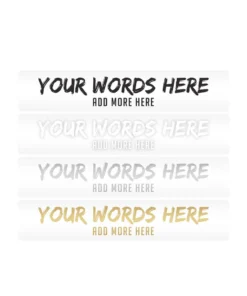 Mud Hole Customizable Designer Rod Decals - Brush