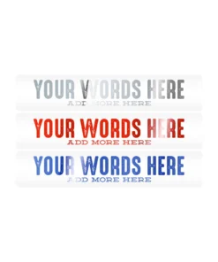 Mud Hole Customizable Designer Rod Decals - Letterpress 7 Mud Hole Customizable Designer Rod Decals - Letterpress