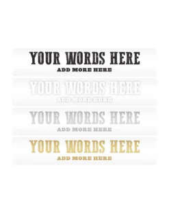 Mud Hole Customizable Designer Rod Decals - Old West