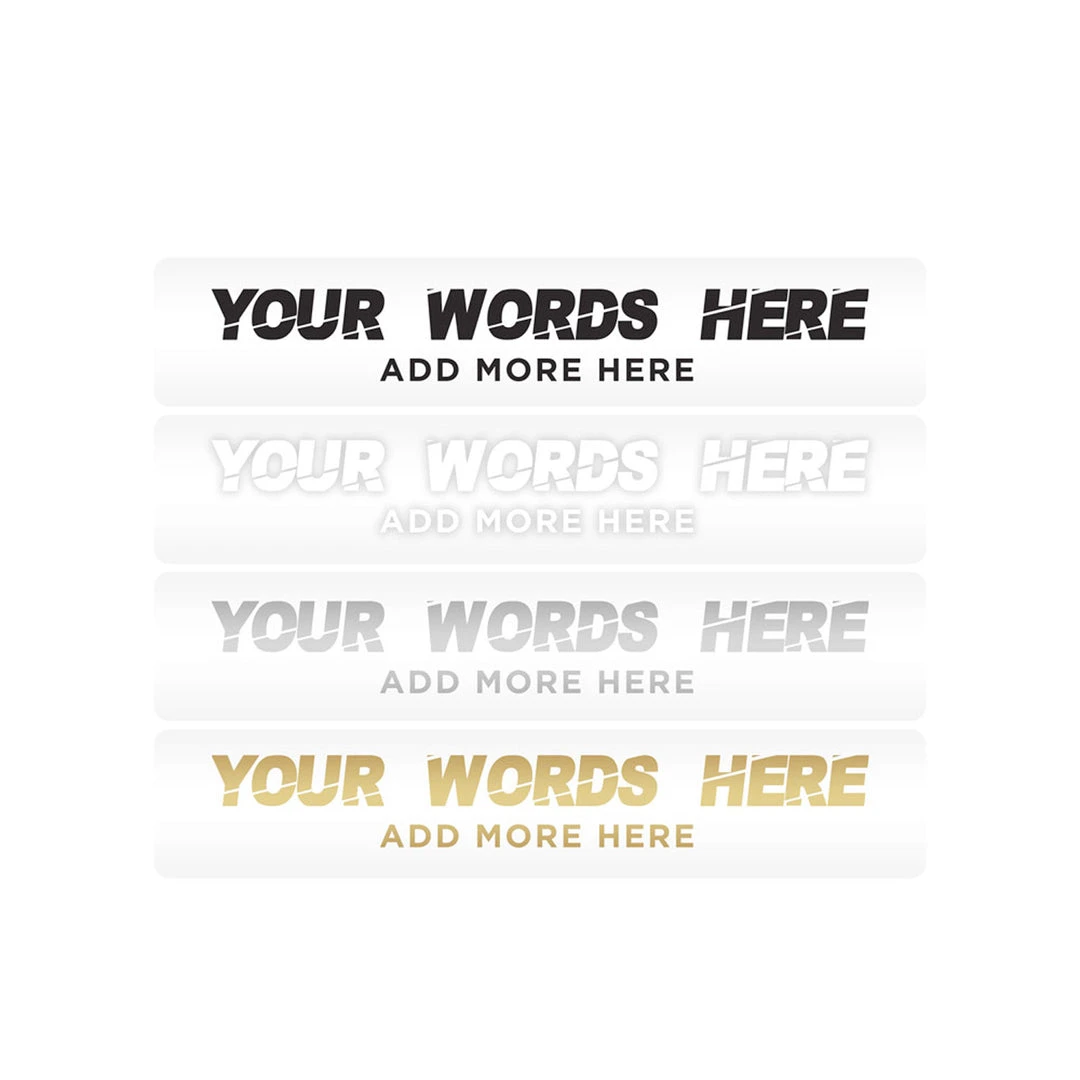 Mud Hole Supplies Customizable Designer Rod Decals - Samurai 4 Mud Hole Supplies Customizable Designer Rod Decals - Samurai