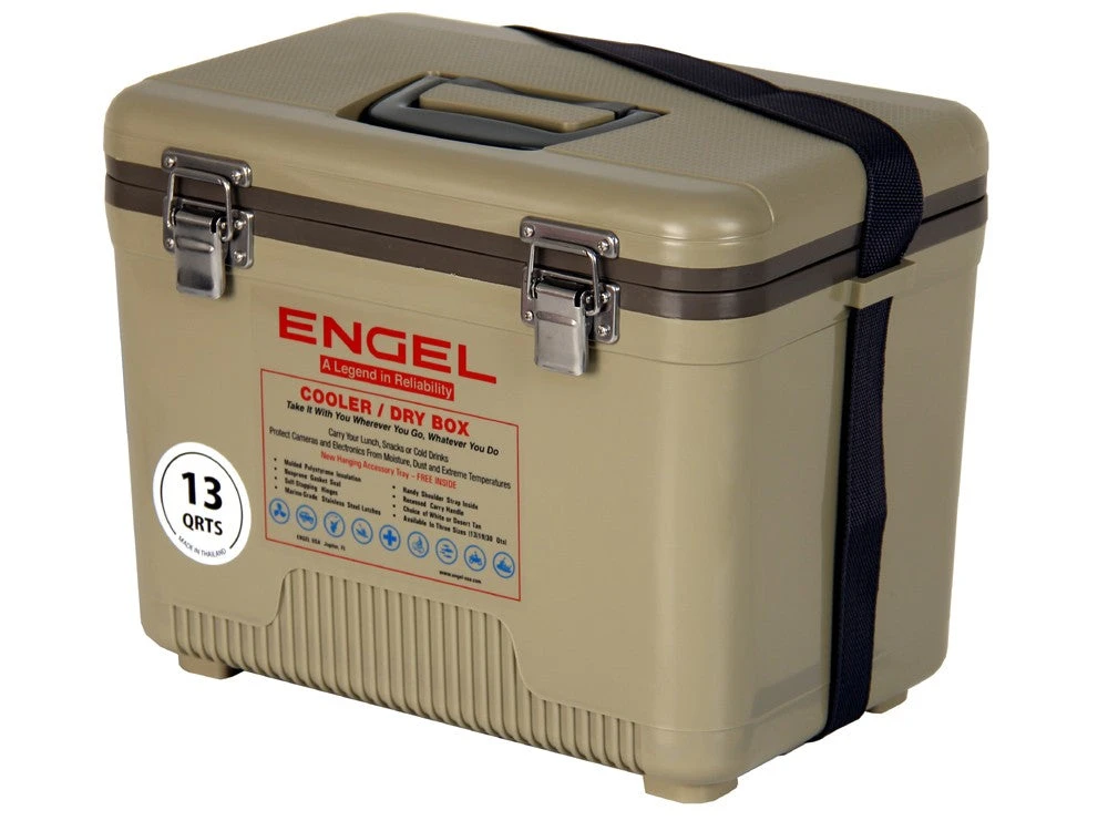Engel USA Gear Engel 13 Qt. Cooler/Dry Box - Tan 3 Engel USA Gear Engel 13 Qt. Cooler/Dry Box - Tan