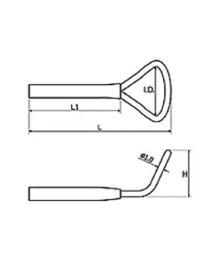 Pacific Bay Components Pac Bay Fly Rod Tip-Tops Model FTXL - Extra Large Loop
