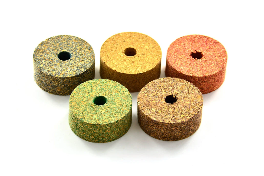 CRB Fine Burl Cork Rings, Slim 5 CRB Fine Burl Cork Rings, Slim