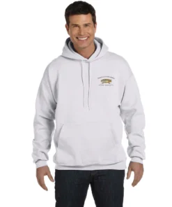 Mud Hole Custom Hoodie: Bamboo Frame With Crossing Rods Gear