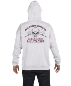 Mud Hole Custom Hoodie: Skull With Crossing Rods