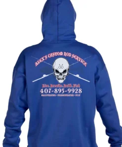 Mud Hole Custom Hoodie: Skull With Crossing Rods