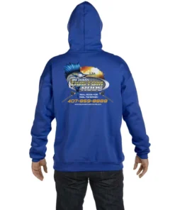 Mud Hole Custom Hoodie: Jumping Marlin Gear
