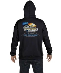 Mud Hole Custom Hoodie: Jumping Marlin Gear